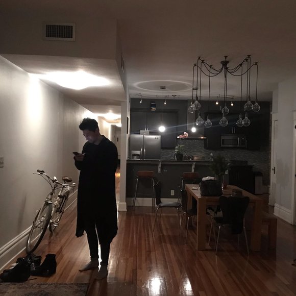 Oversized Draping Knitted Cloak Coat with Frayed - Picture 11 of 15